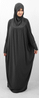 Jilbab ample une piece - Marque Best Ummah (Boutique Jilbeb femme musulmane) - Couleur Gris fonce