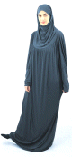Jilbab ample une piece - Marque Best Ummah (Boutique Jilbeb femme musulmane) - Couleur Bleu