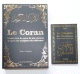 Pack 2 Livres Noirs dores : Le Coran (Traduction du sens de ses versets dapres les exegeses de reference) - La Citadelle du Musulman